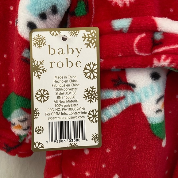 Zak & Zoey Baby Robe w/hood - Picture 12 of 13